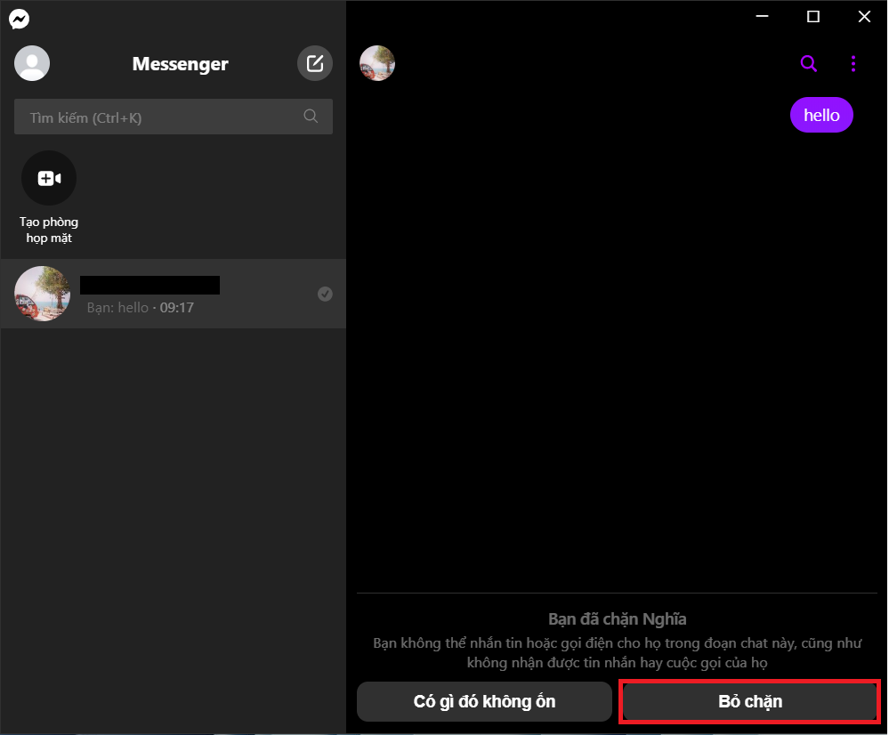 Cách chặn, bỏ chặn tin nhắn trên Messenger vô cùng đơn giản (5)
