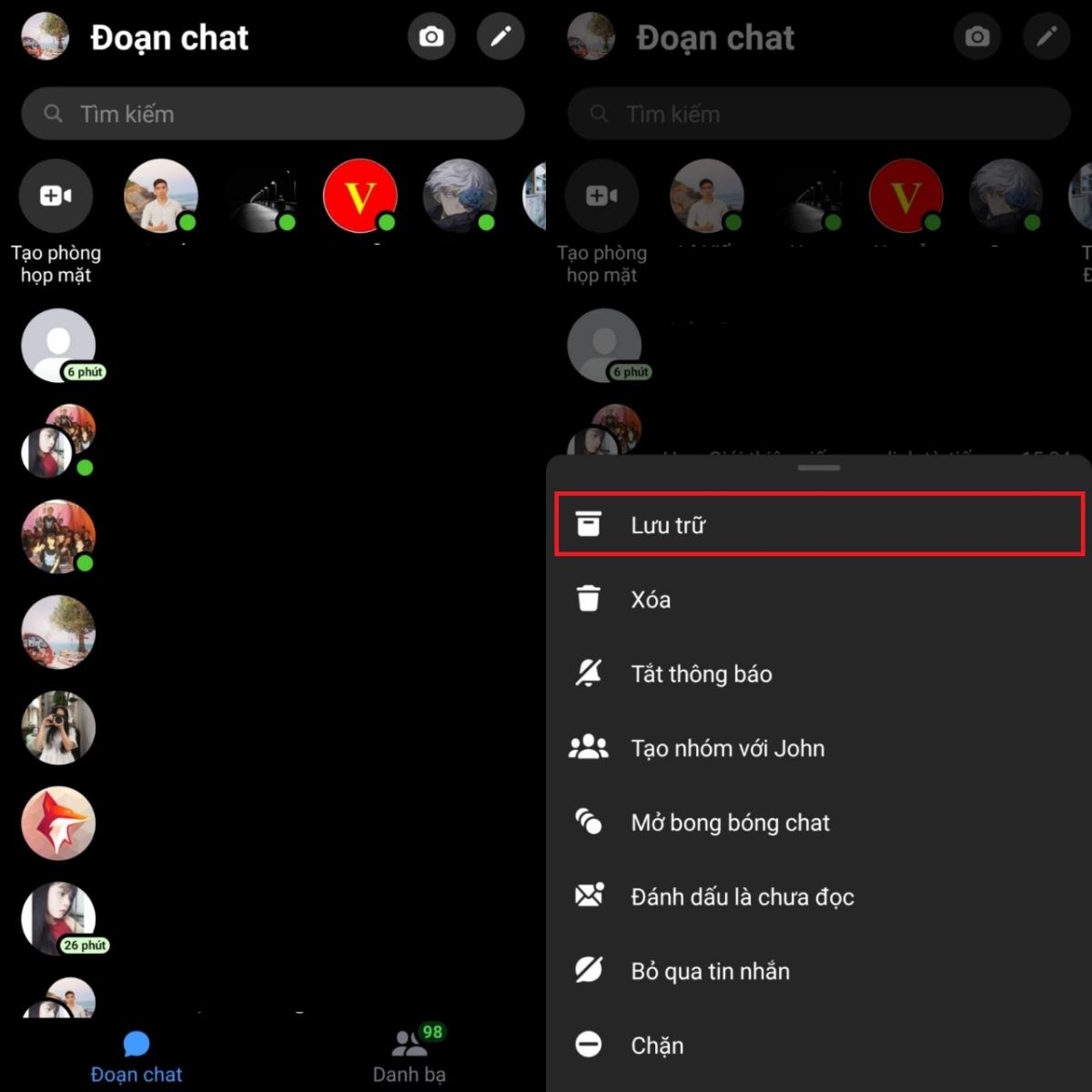 Đây là cách ẩn và bỏ ẩn tin nhắn trên Messenger bạn không nên bỏ qua (3)