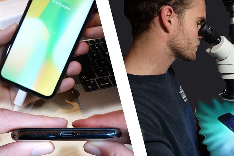 iPhone X được mod cổng USB-C
