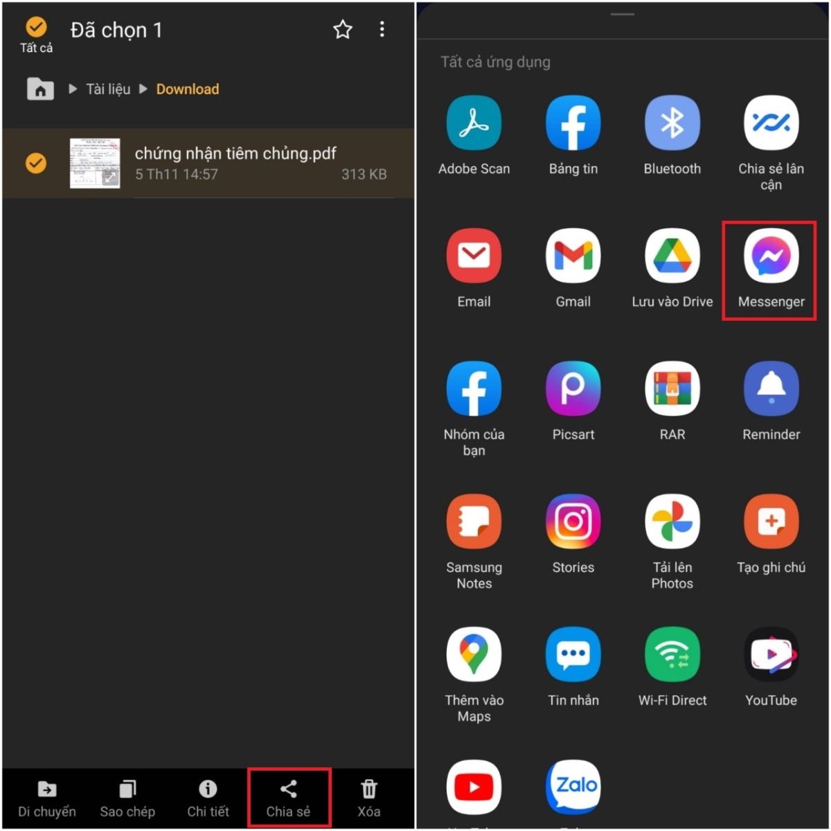 Bỏ túi ngay cách gửi file qua Messenger trên điện thoại, máy tính cực dễ (2)