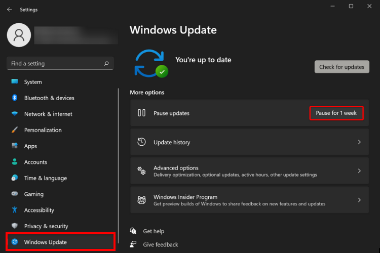 Cách tắt update Windows 11 khi đang update