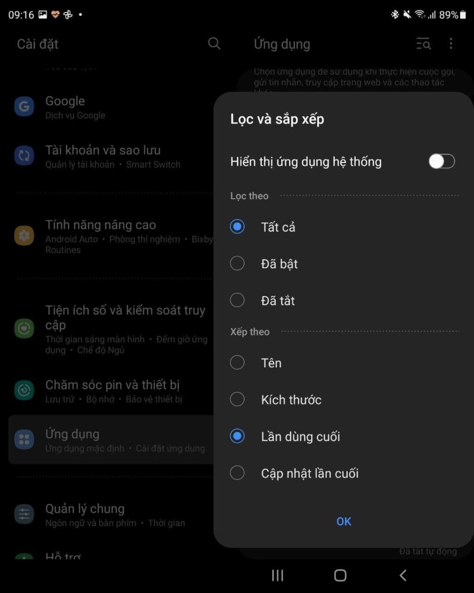Gỡ các ứng dụng không cần thiết