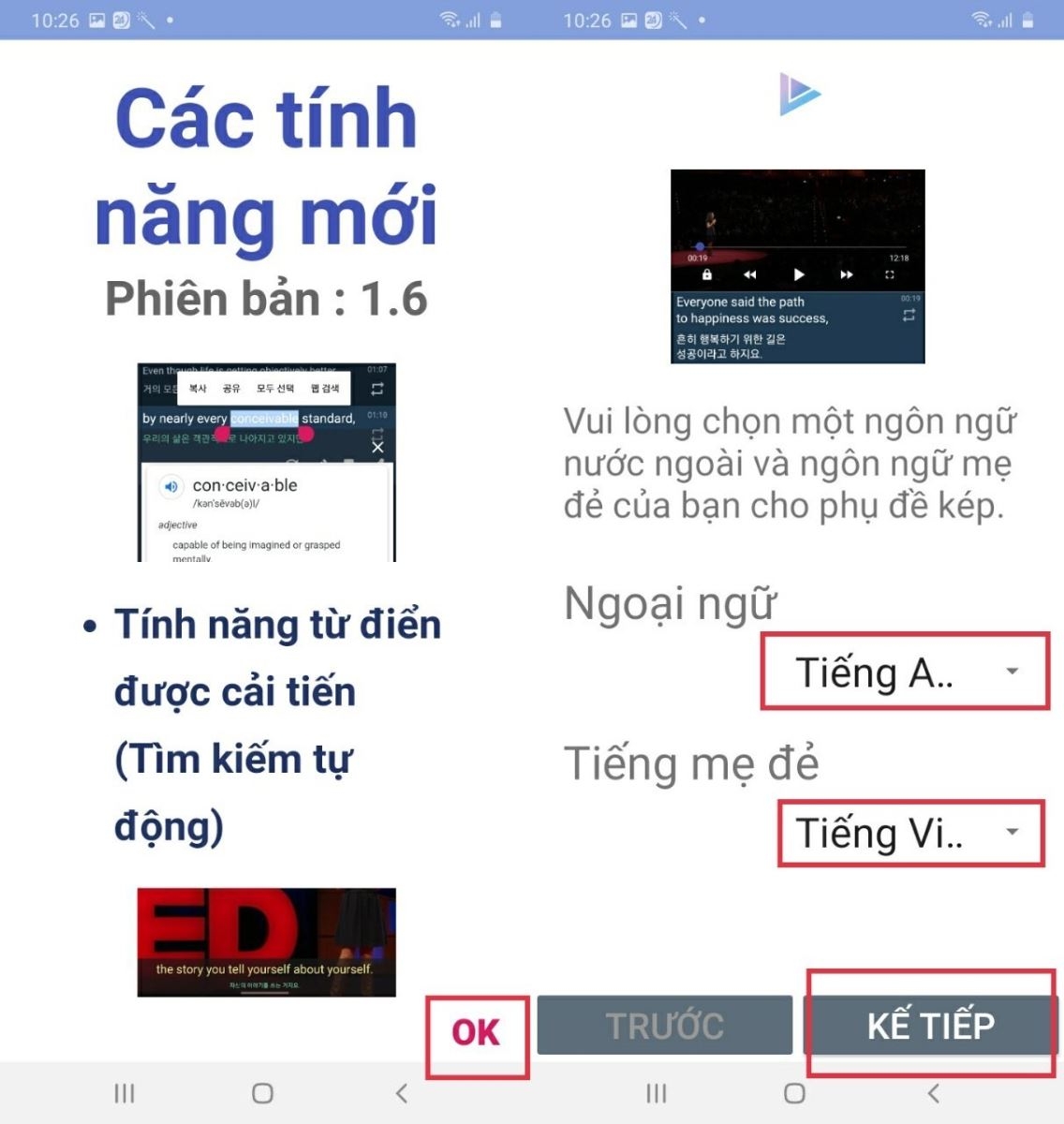 Cách xem phụ đề song ngữ YouTube trên điện thoại Android (2)