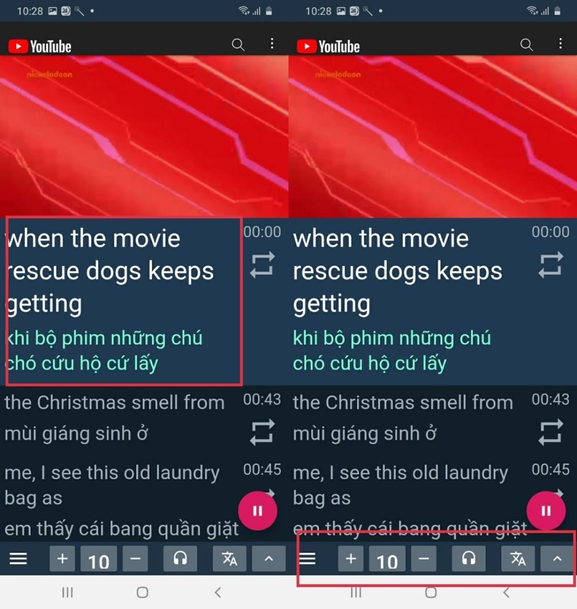 Cách xem phụ đề song ngữ YouTube trên điện thoại Android (5)