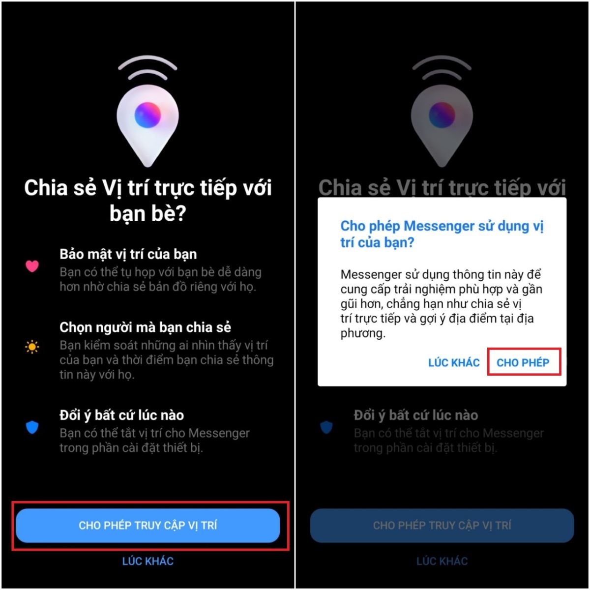 Cách chia sẻ vị trí trên Messenger trong vòng một nốt nhạc (2)
