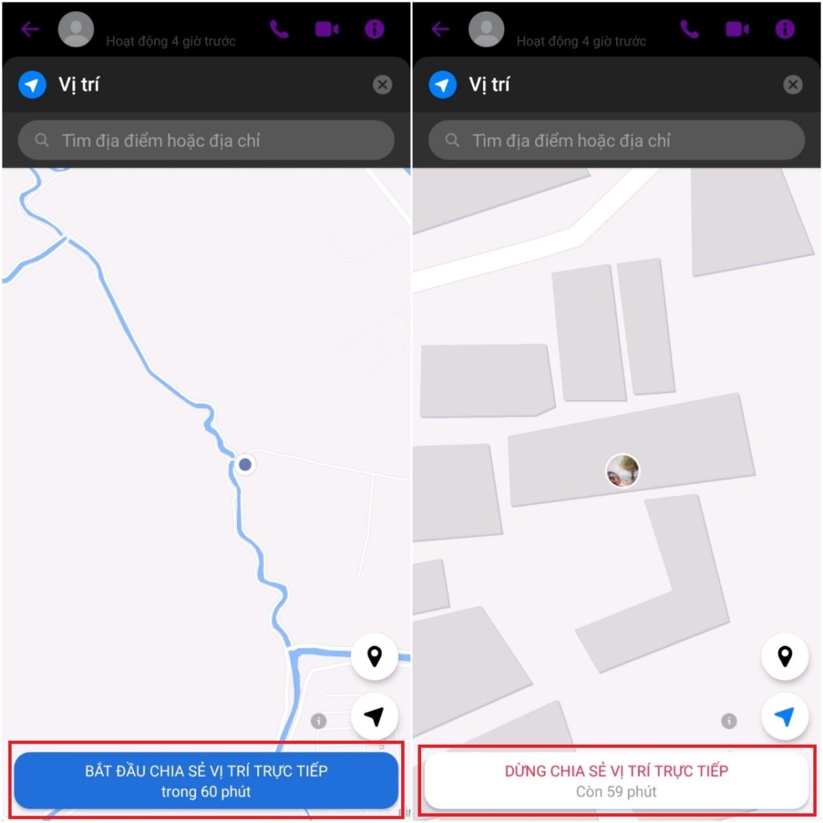 Cách chia sẻ vị trí trên Messenger trong vòng một nốt nhạc (3)