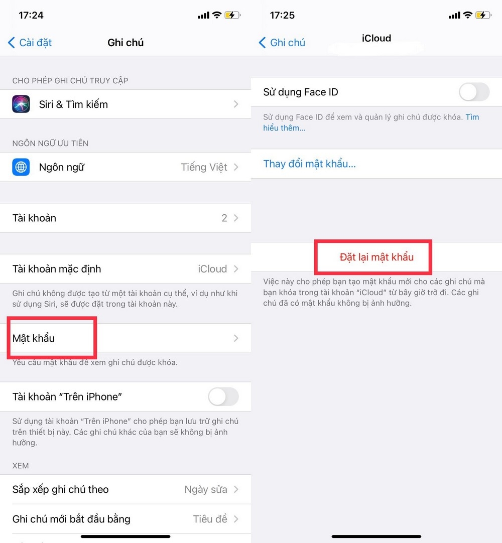 Cách đặt lại mật khẩu ghi chú trên iPhone nhanh chóng (2)