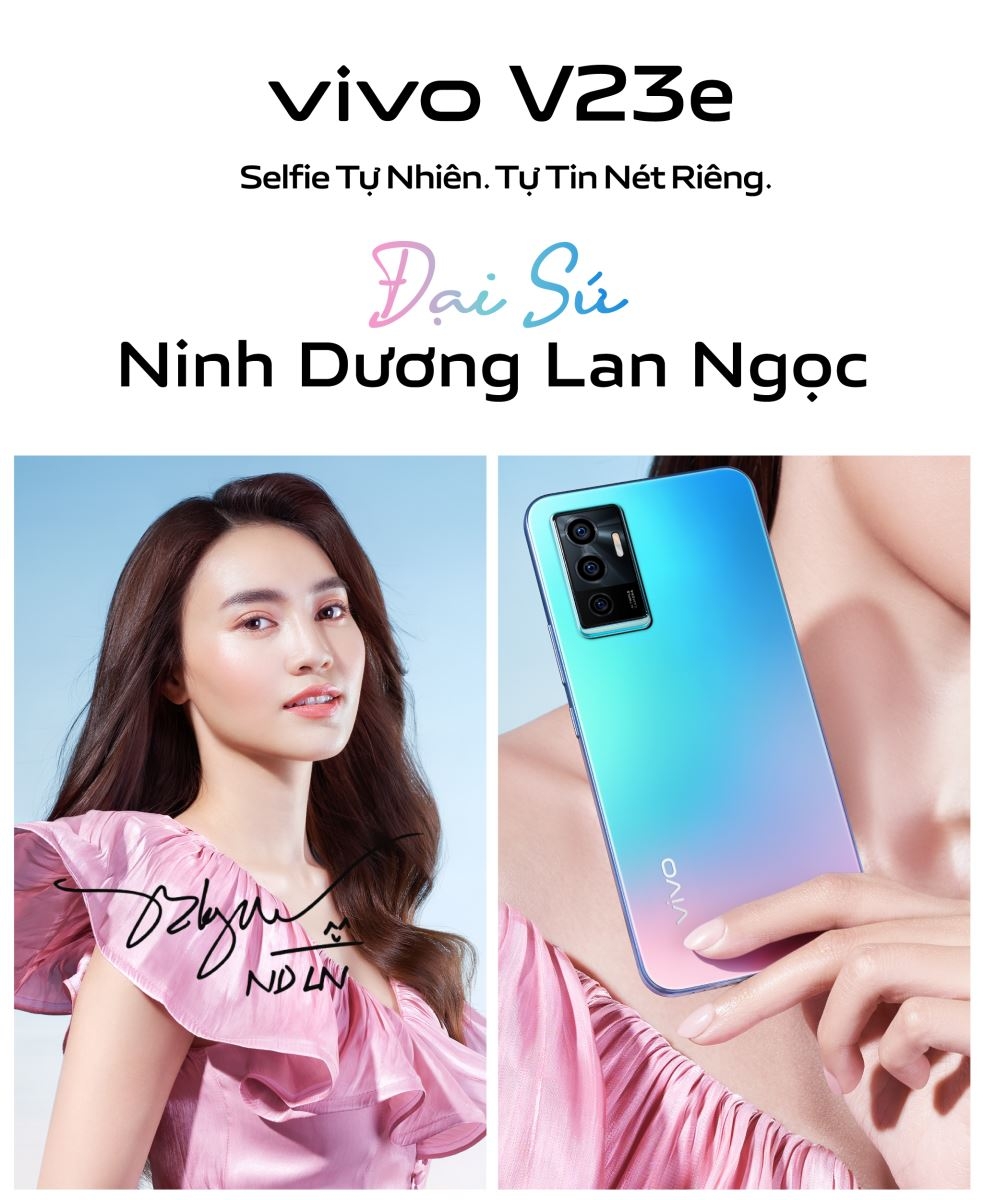 Ninh Dương Lan Ngọc là đại sứ vivo V23e