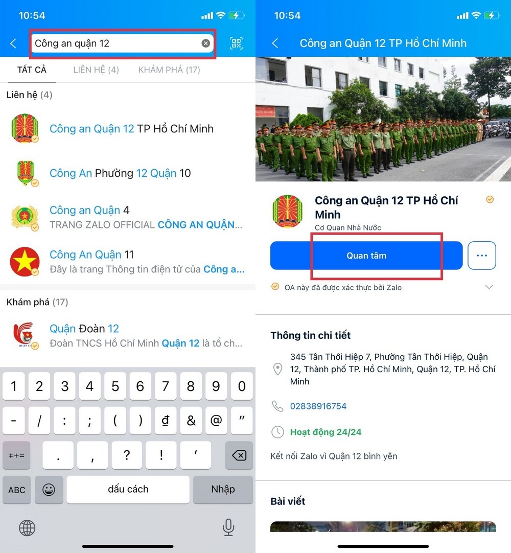 Cách đăng ký lịch làm CCCD trên Zalo đơn giản và tiện lợi (3)