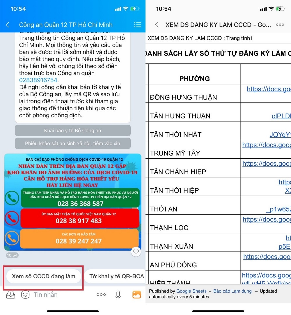 Cách đăng ký lịch làm CCCD trên Zalo đơn giản và tiện lợi (4)