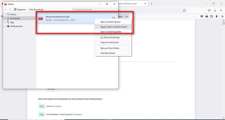 Cách sử dụng Firefox để mở tệp PDF (1)