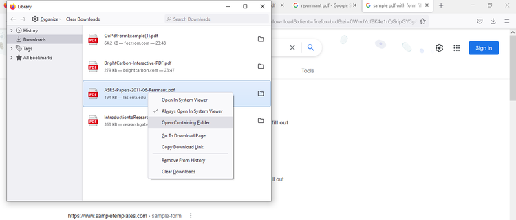 Cách sử dụng Firefox để mở tệp PDF (3)