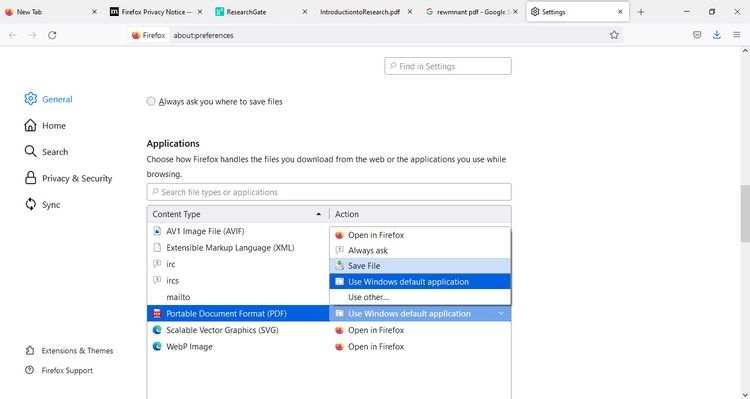 Cách sử dụng Firefox để mở tệp PDF (4)