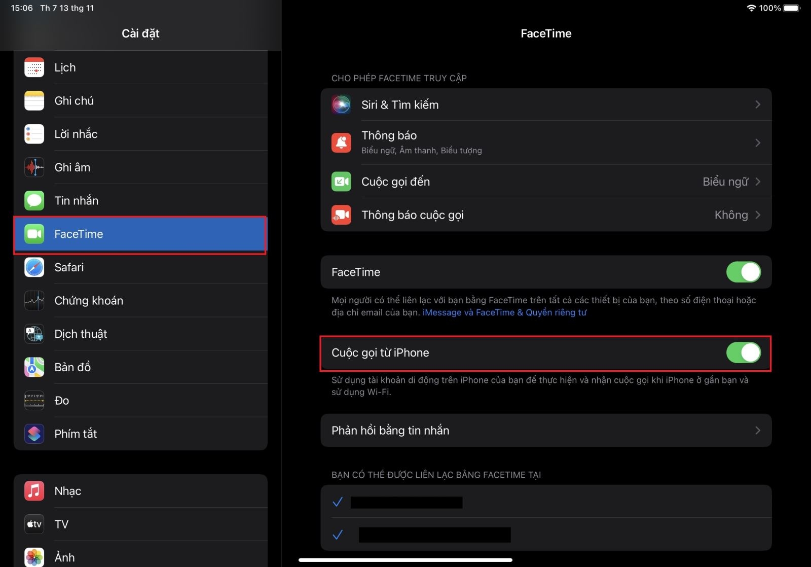 Cách tắt đồng bộ cuộc gọi trên iPhone với các thiết bị Apple (4)