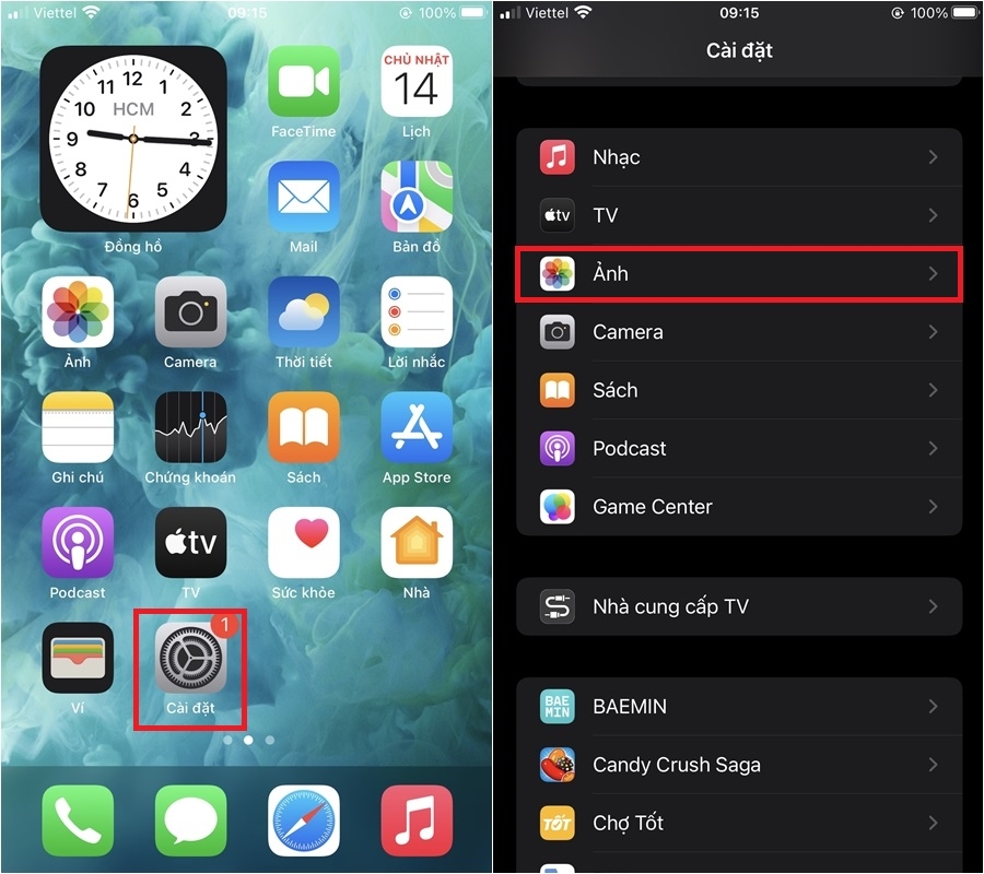 Cách ngăn hình ảnh xuất hiện trong tìm kiếm Spotlight trên iPhone (2)