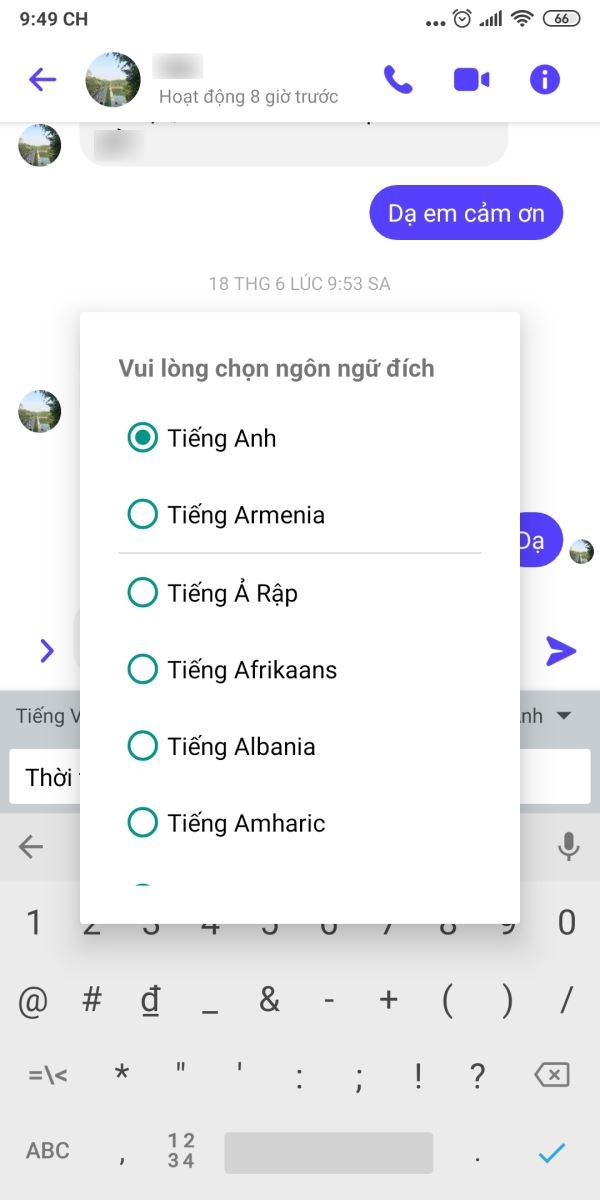 Hướng dẫn dịch tin nhắn trên Messenger (6)