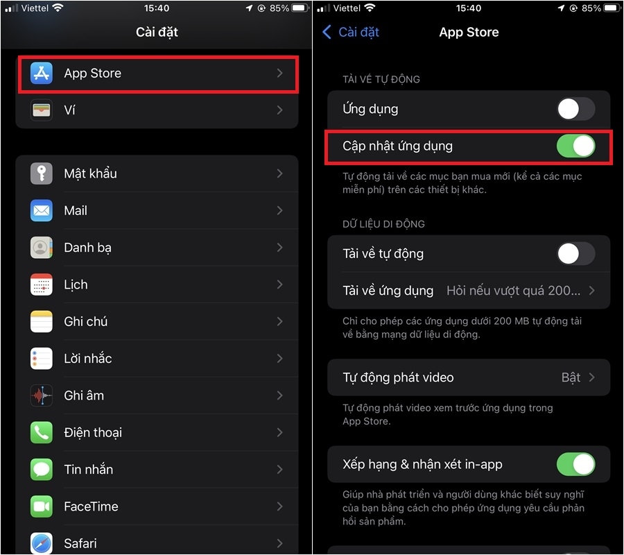 Tổng hợp các cách cập nhật ứng dụng trên iPhone (3)