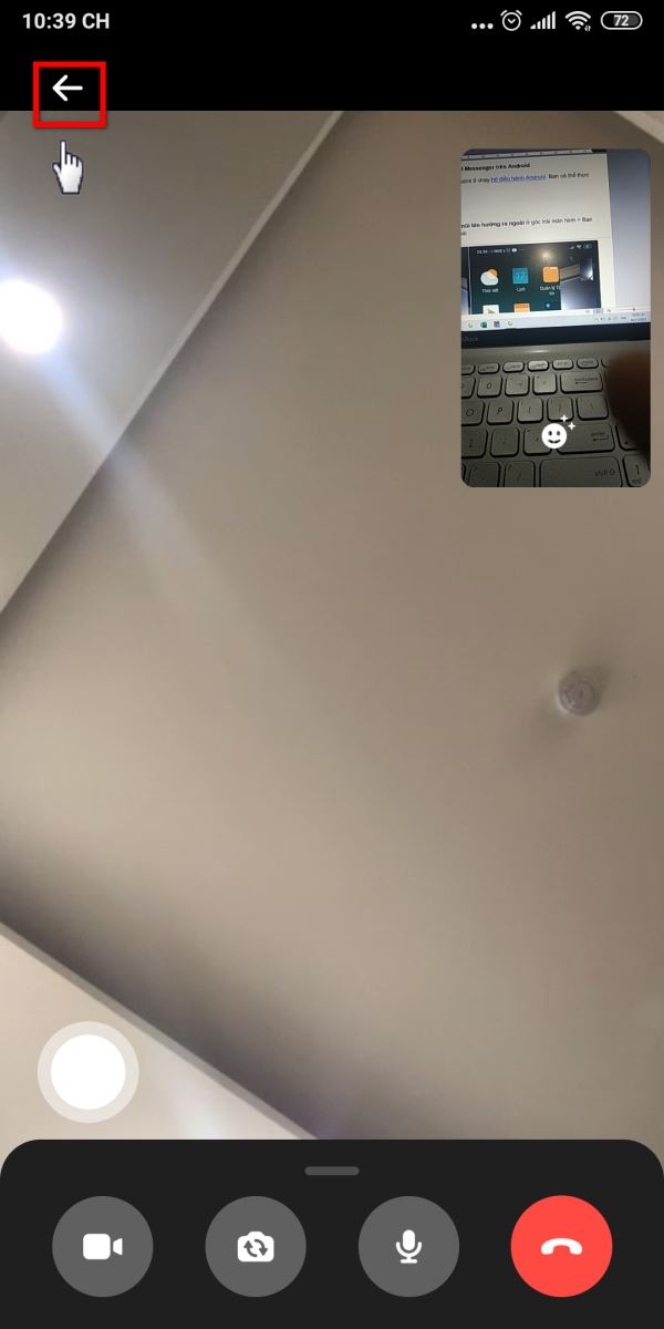 Mẹo thu nhỏ màn hình video call Messenger (7)
