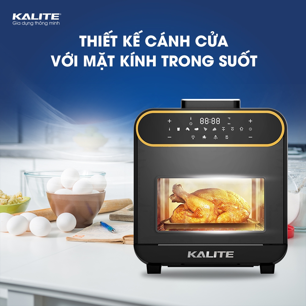 Nồi chiên không dầu hơi nước Kalite 15 lít STEAM PRO