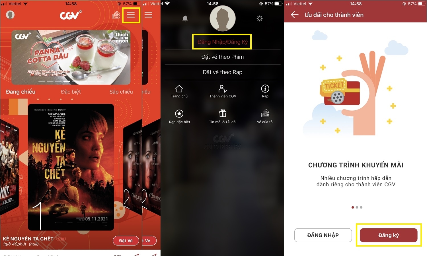 Hướng dẫn cách đăng ký tài khoản thành viên CGV (4)