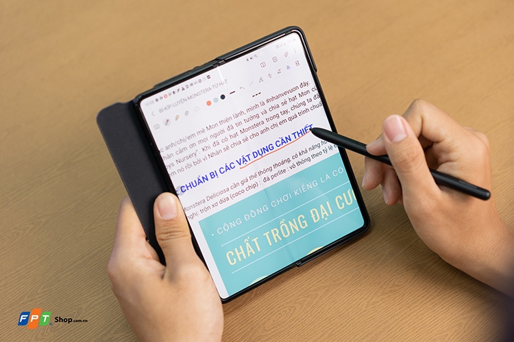 Xử lý mọi thách thức trong công việc với Galaxy Z Fold3 và bút S Pen 2