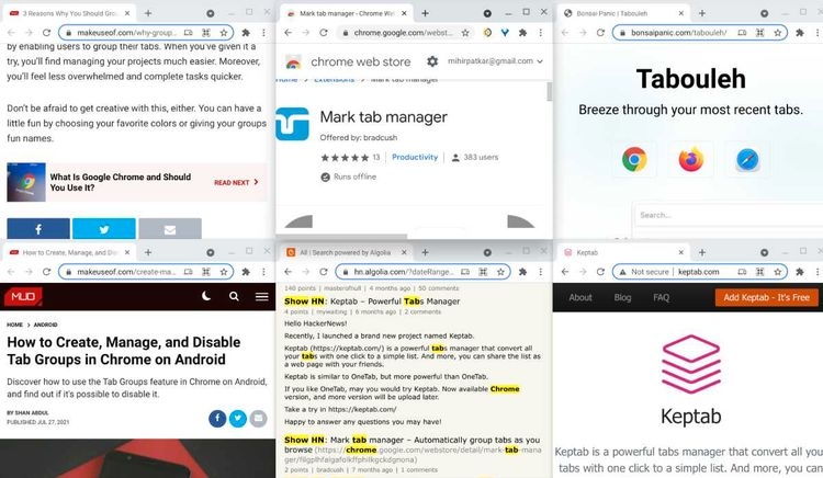 6 tiện ích cho Chrome để quản lý quá tải tab và tăng tốc điều hướng (3)