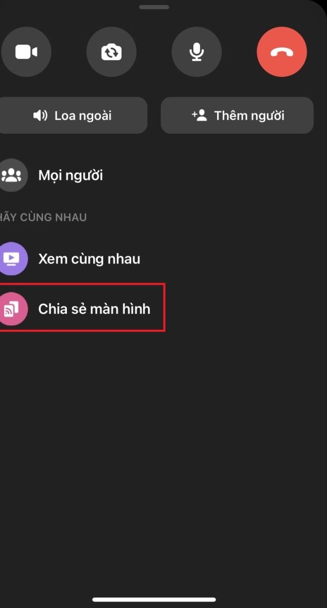 Cách chia sẻ màn hình Facebook Messenger cực kỳ đơn giản