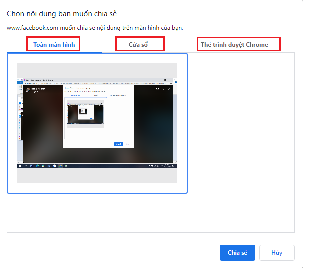Cách chia sẻ màn hình Facebook Messenger cực kỳ đơn giản