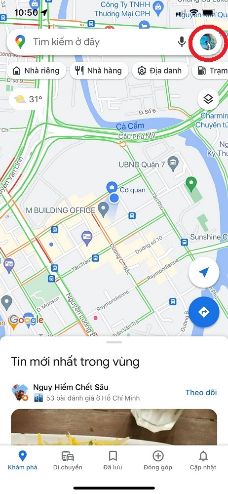 Cách nghe nhạc trên Google Maps (1)