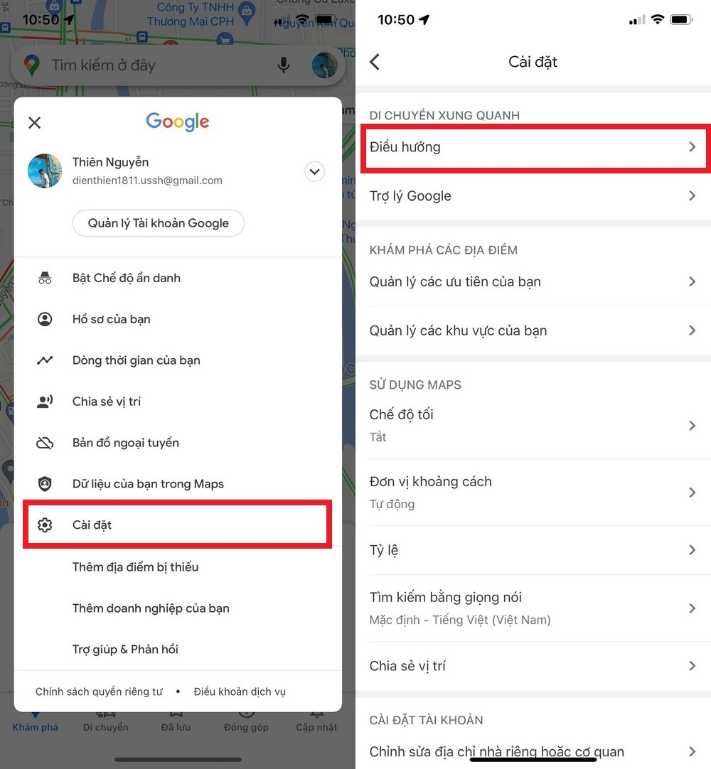 Cách nghe nhạc trên Google Maps (2)