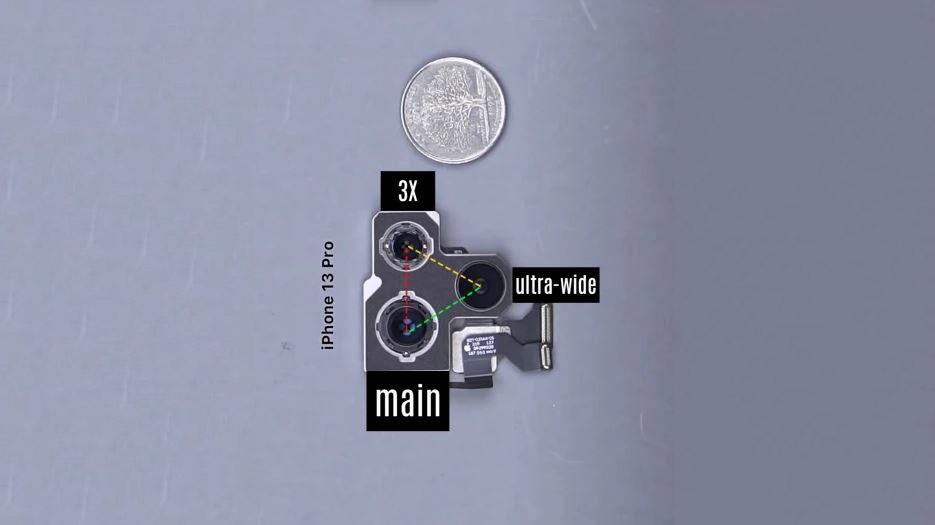 Giải mã camera tam giác đặc trưng trên iPhone 13 Pro Max 12