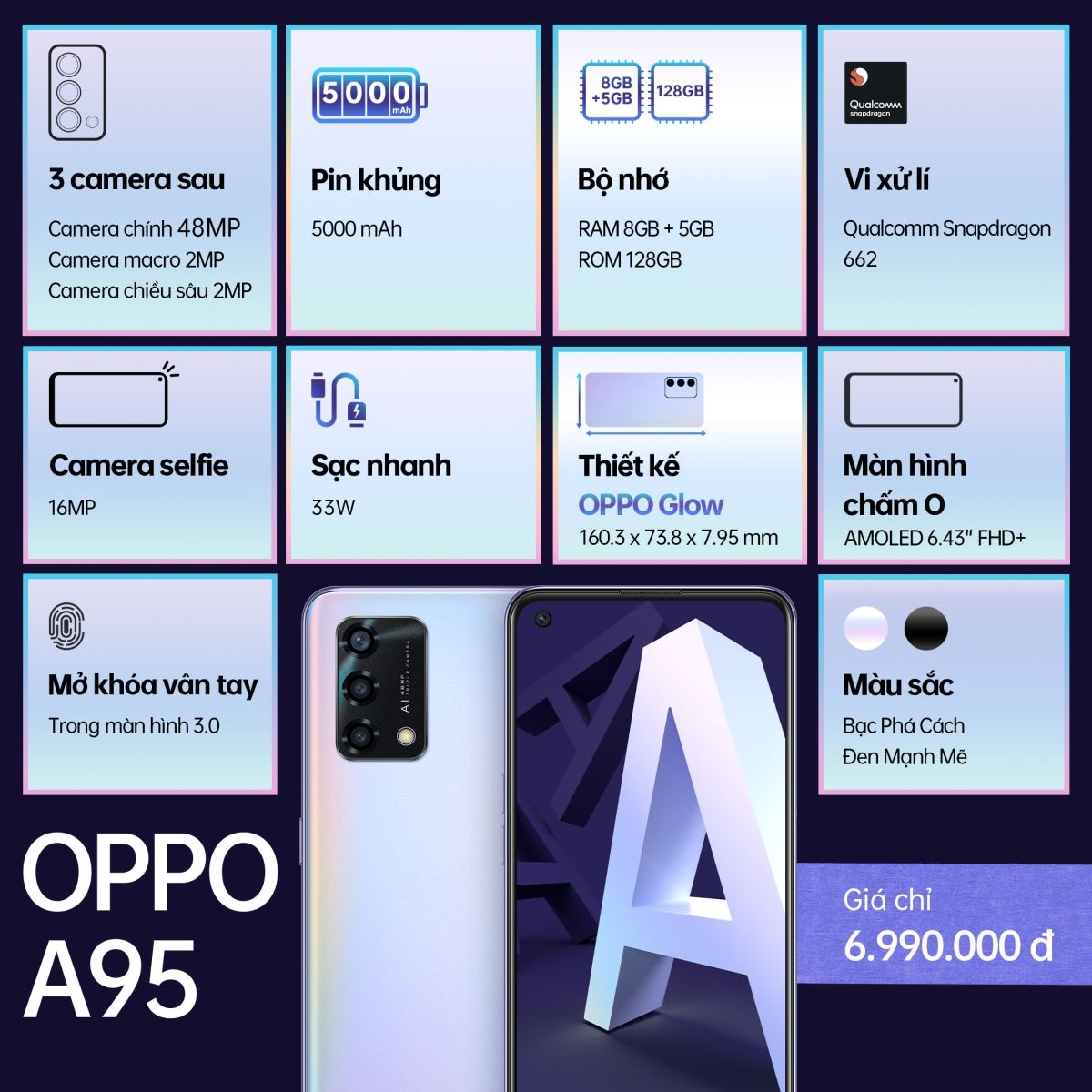 OPPO A95 ra mắt tại VN