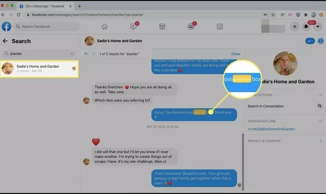 Hướng dẫn tìm tin nhắn Facebook Messenger nhanh chóng