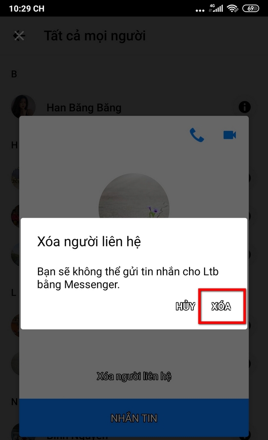 Hướng dẫn xóa gợi ý tìm kiếm trên Messenger (5)