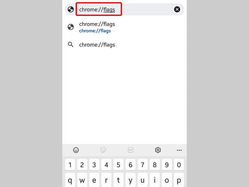 Truy cập vào Google Chrome và nhập đường dẫn
