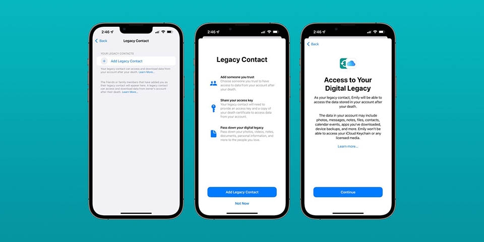 Legacy Contacts Legacy Contacts
