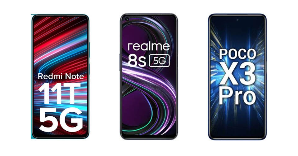 So sánh Xiaomi Redmi Note 11T 5G với Realme 8s 5G và Xiaomi POCO X3 Pro (ảnh 2) So sánh Xiaomi Redmi Note 11T 5G với Realme 8s 5G và Xiaomi POCO X3 Pro (ảnh 2)