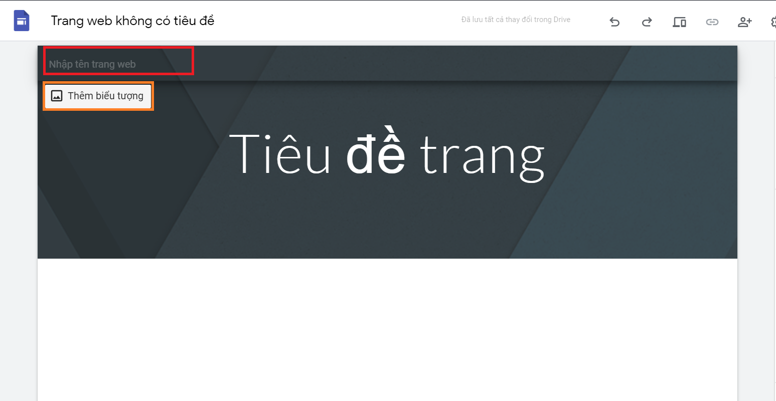 Lưu lại ngay cách làm một trang web đơn giản với Google Sites (2)