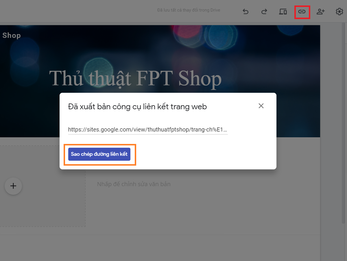 Lưu lại ngay cách làm một trang web đơn giản với Google Sites (9)