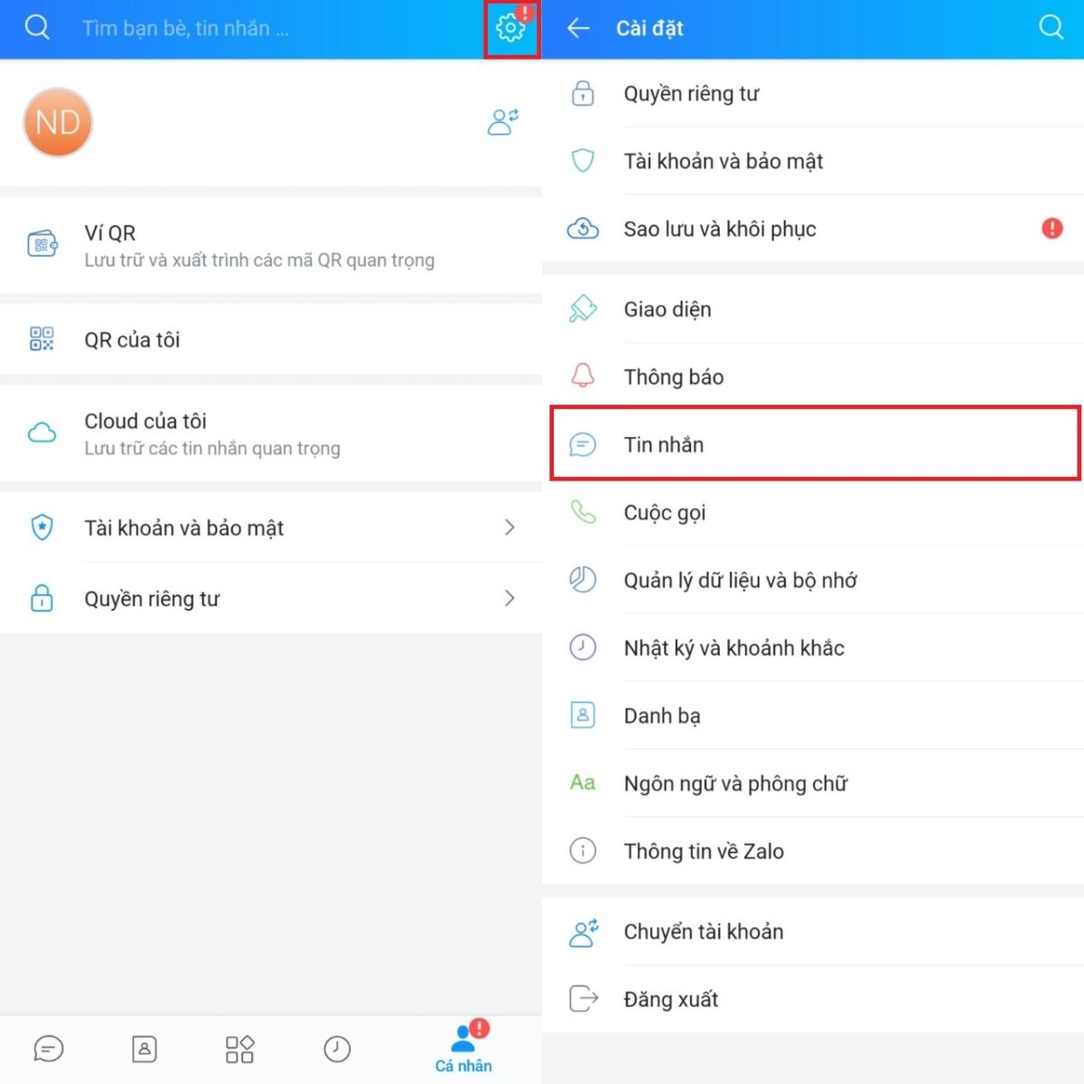 Đây là cách bật lại bong bóng chat trên Zalo nếu chẳng may bị mất (2)