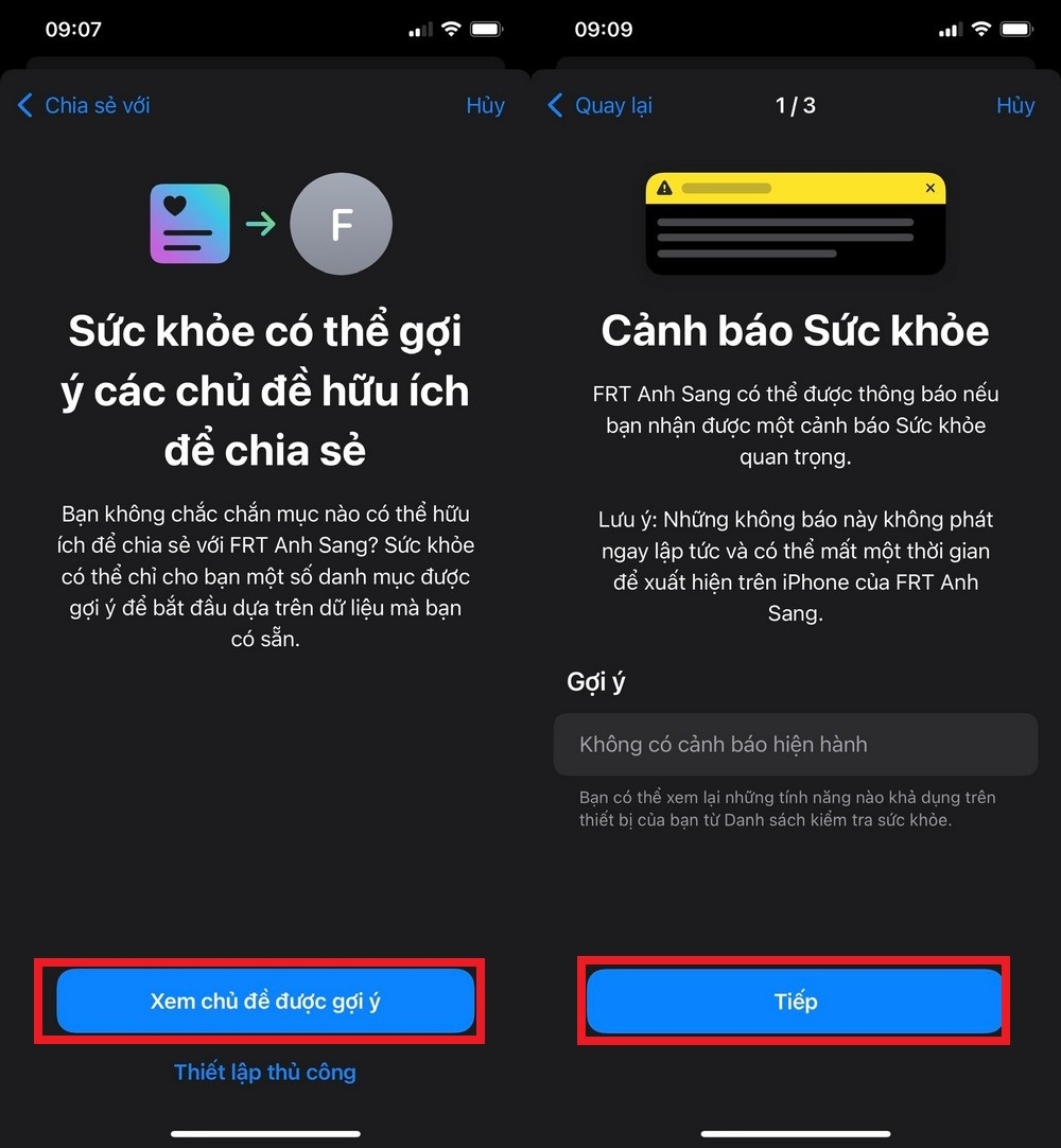 Cách chia sẻ dữ liệu sức khỏe trên iPhone chạy iOS 15 cực hữu ích (3)