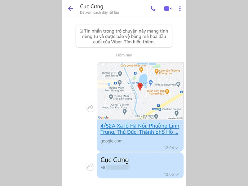 Liên hệ của bạn sẽ xuất hiện sau khi gửi tin nhắn thành công