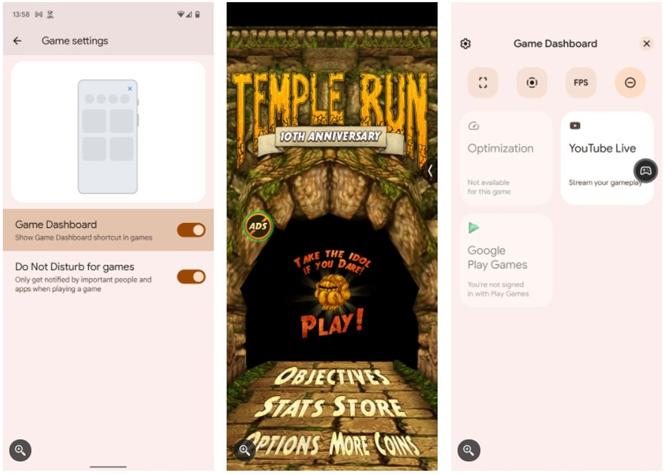 Trang tổng quan trò chơi
