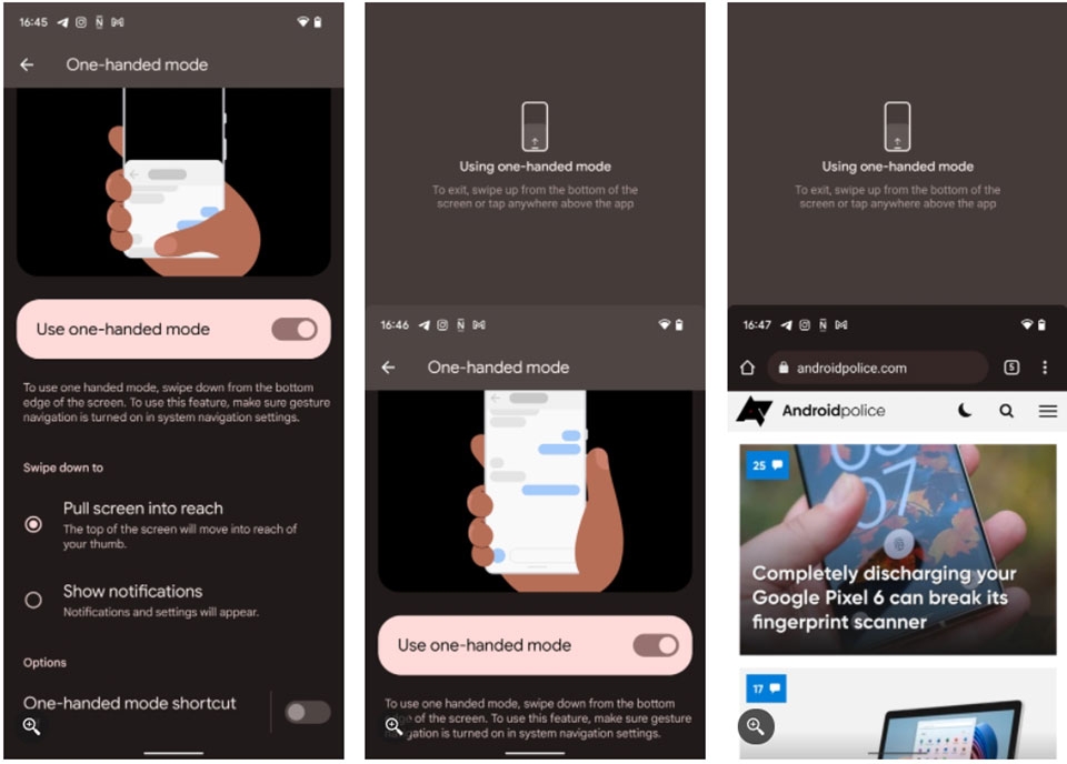 Chế độ một tay