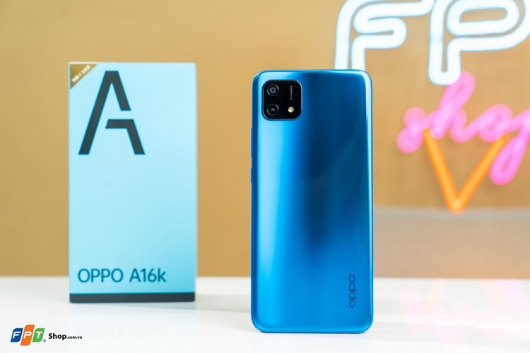 Trên tay OPPO A16K: Thiết kế trẻ trung, pin lớn, cấu hình ổn, giá 3.69 triệu đồng