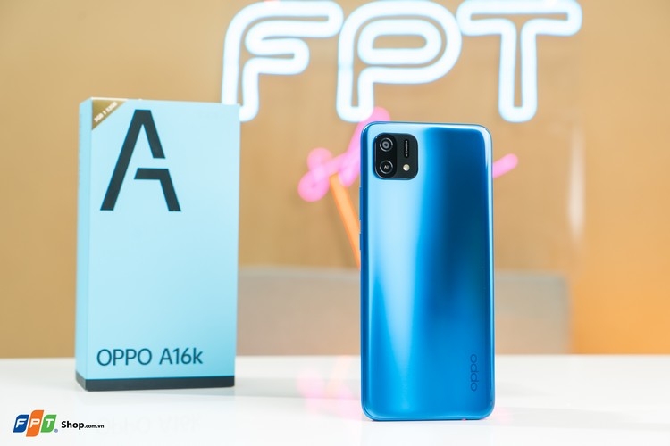 Trên tay OPPO A16K: Thiết kế trẻ trung, pin lớn, cấu hình ổn, giá 3.69 triệu đồng