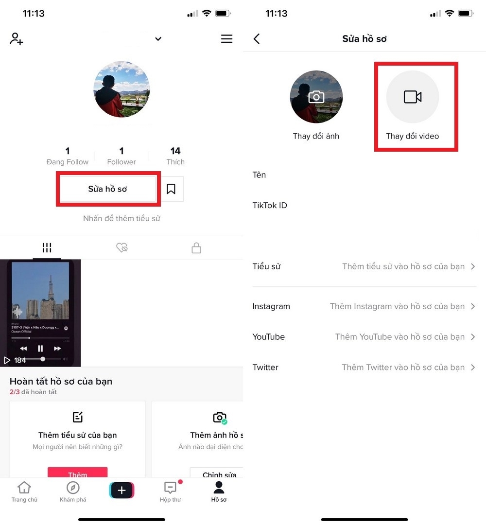 Cách đổi avatar TikTok bằng video độc đáo (2)