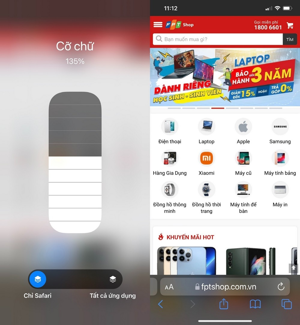 Cách thay đổi kích thước của văn bản cực nhanh trên iOS 15 (4)