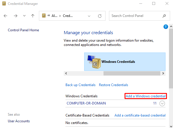 Sửa lỗi ‘Error 0x0000052E’ không thể kết nối với máy in trên Windows 11/10 (7)