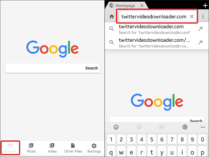 Sao đó bạn chọn vào mục Browser và truy cập vào trang web